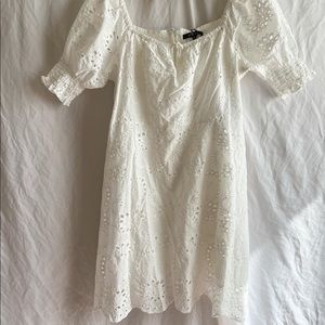 7 for all man kind Milkmaid eyelet dress